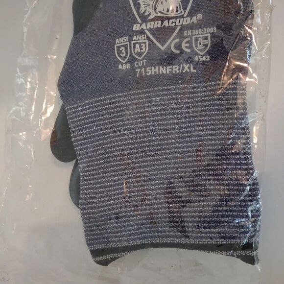 Barracuda Seamless Knit Polykor Blended Glove with Nitrile Coated size XL - Picture 9 of 11
